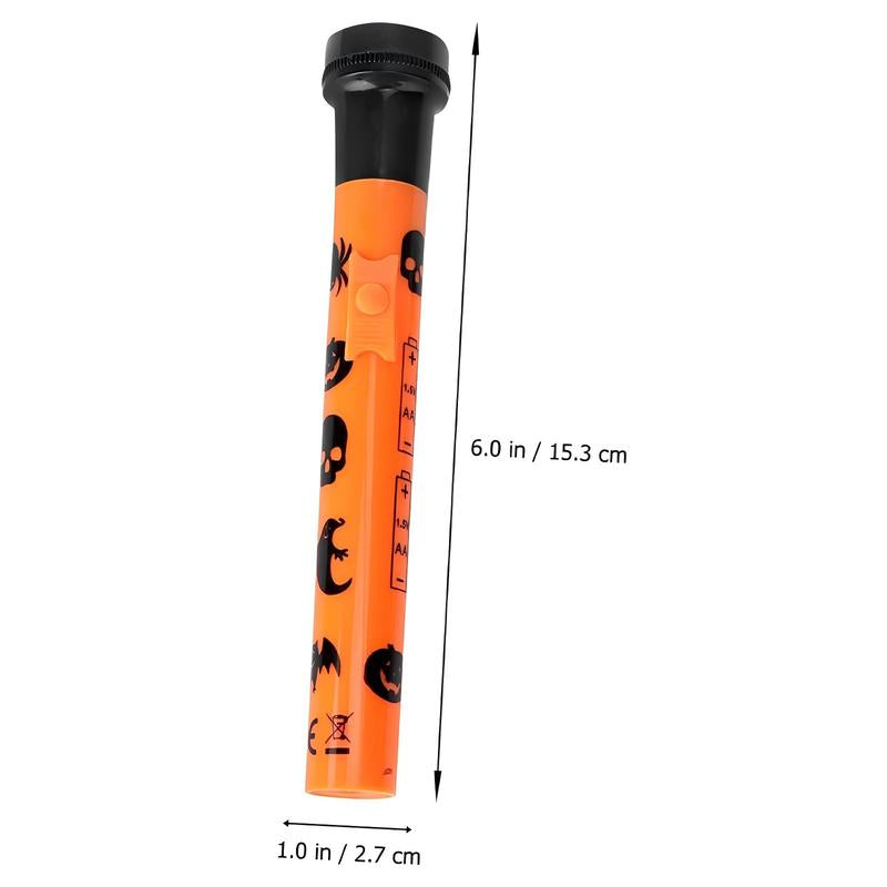 Halloween Projector Flashlight 5 Patterns Portable Handheld LED Projector Light for Haunted House