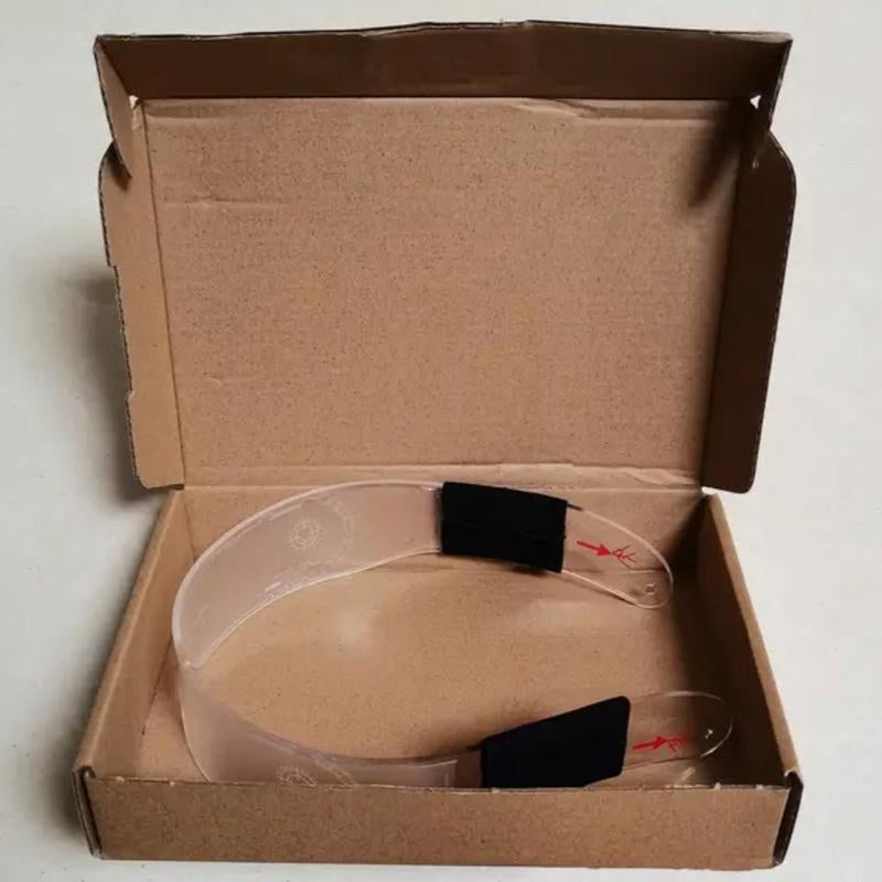 Rechargeable Multicolored LED Future Tech Glasses - Futuristic Flashing Design. Colorful Gifts Halloween