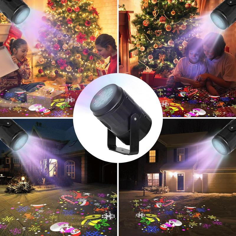 HHYSPA Christmas Projector Lights Projector, Holiday Light Party Waterproof Outdoor/Indoor LED Projector, Holiday Projector for Xmas